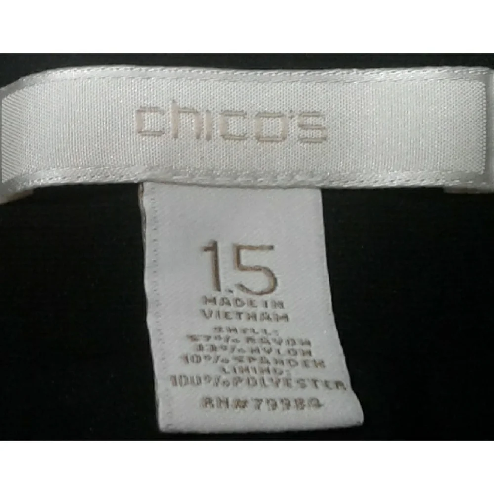 Chico's black Lined pencil skirt plus size M - 10(Chico's Size 1.5)